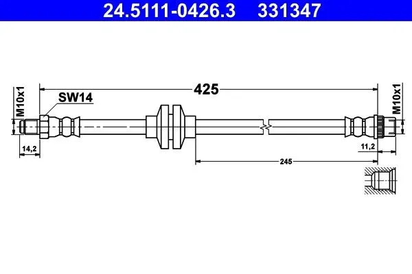 Bromsslang ATE 24.5111-0426.3