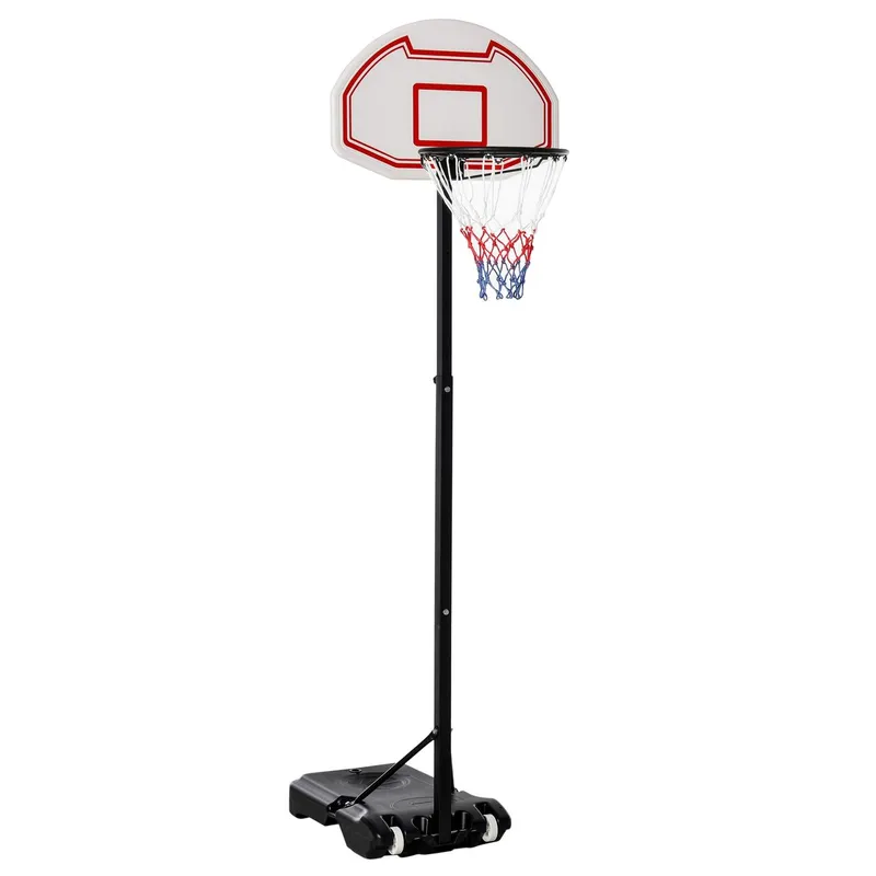 Rullbart Basketsystem för Barn, Justerbar Höjd