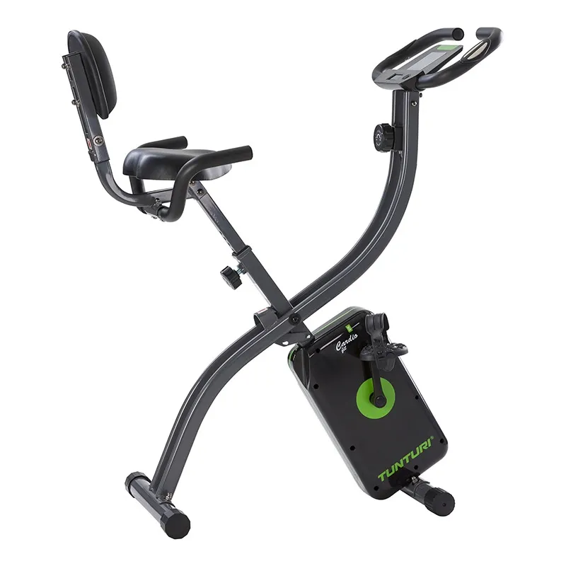 Tunturi Cardio Fit B25 Hopfällbar motionscykel med ryggstöd