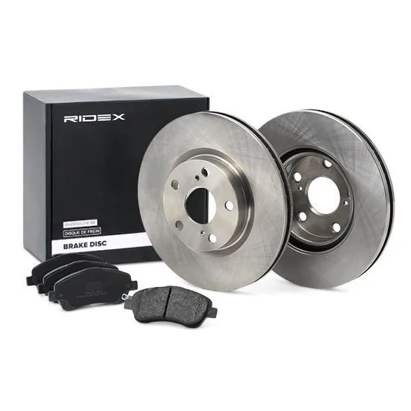 RIDEX 3405B0114 Bromssats, skivbroms