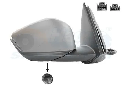 Backspegel VAN WEZEL 0989818
