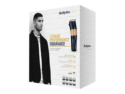 BaByliss E986E skägg/hår trimmer Svart 5 Litium-Ion (Li-Ion)