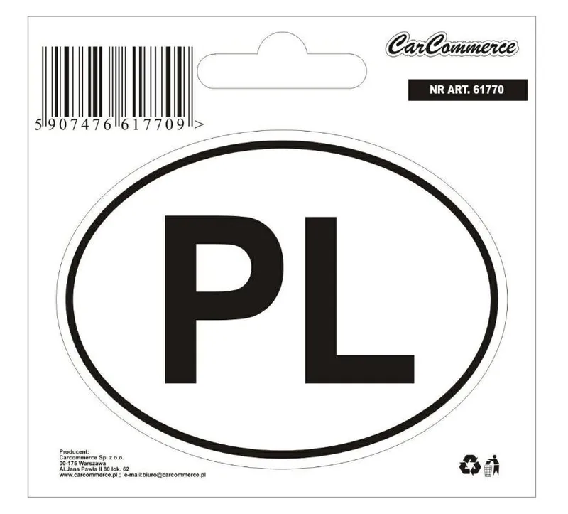 Klistermärke CARCOMMERCE 61770