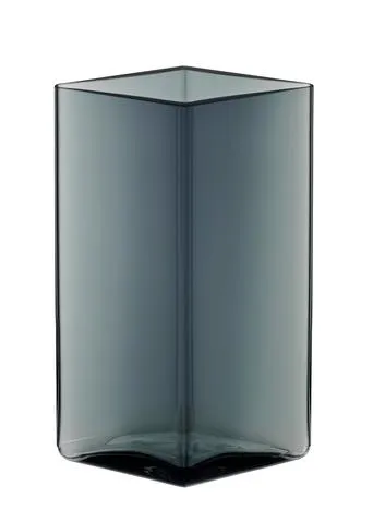 Iittala Ruutu vas 11,5 x 18 cm grå