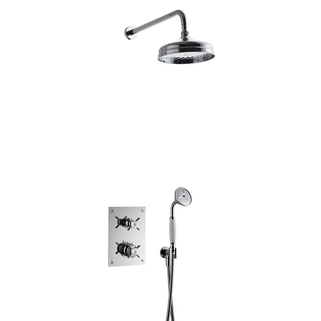 Duschblandare Box 0268 Classic Termostat Inbyggnad Krom | Beijerbygg Byggmaterial