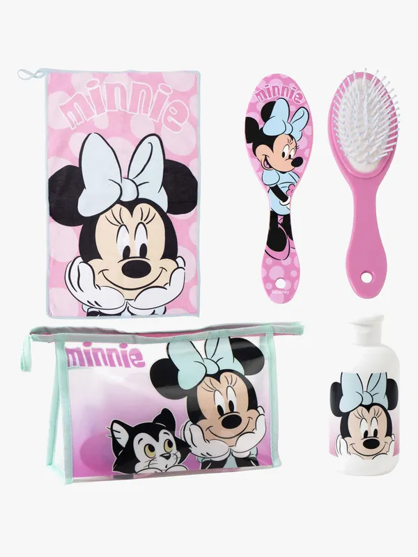 Disney Mimmi Pigg Necessär med Handduk Hårborste & Flaska