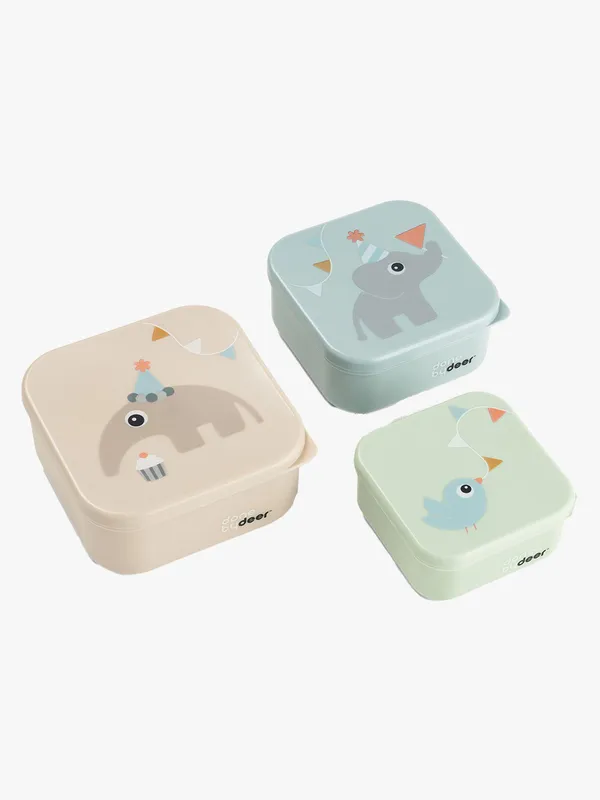 Done By Deer Celebration Matlåda 3-Pack, Colour Mix