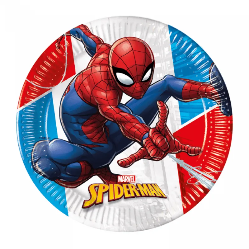 Assietter Spindelmannen 8-pack (komposterbara)