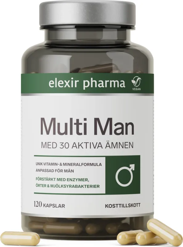 Elexir Pharma Multi Man 120 kapslar