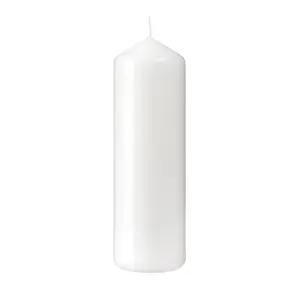 Väls ljus Duni blockljus, 22 x 7 cm, vit, 10-pack