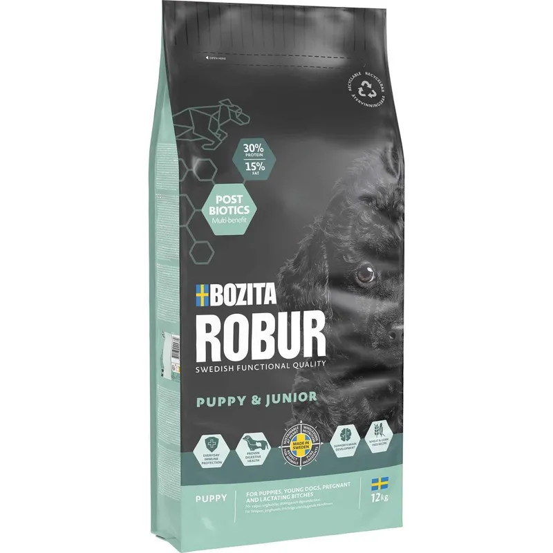 Bozita Robur Puppy & Junior Torrfoder till Valp (#4379)