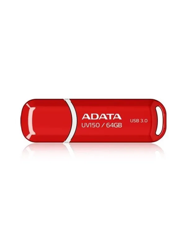 A-Data DashDrive UV128 - Röd - 64GB - USB-minne