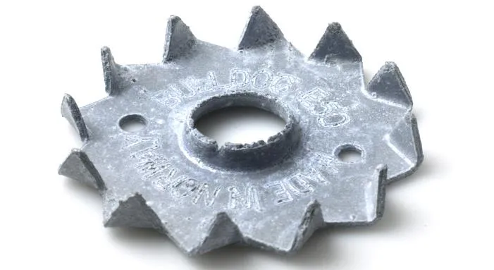Arvid Nilsson 83416062 Tandbricka Bulldog, 1-sidig, FZV 62×16 mm, 150-pack
