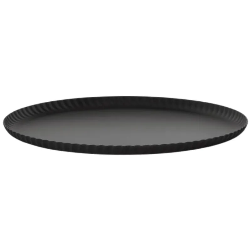 Alessi Pleats bricka 31 cm, svart