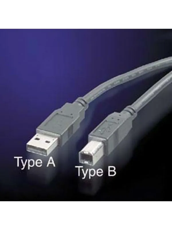 Roline USB 2.0 AB kabel - 4,5 meter