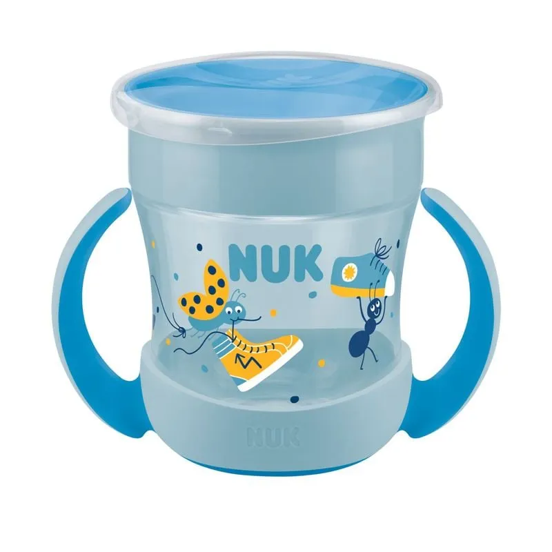 Nuk Mini Magic Cup, Drickskopp, Light Blue, 6+m