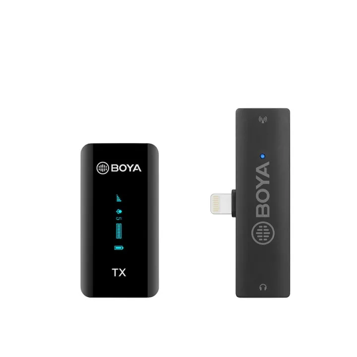 Boya By-xm6-s3 Trådlöst Mikrofonsystem För Lightning