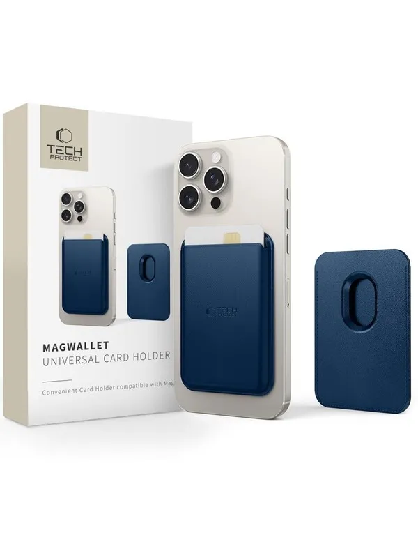 Tech-Protect Universal Magsafe Magnetic Korthållare - Marinblå