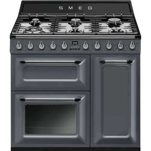 Smeg Victoria Gasspis 90cm TR93GR (grå)
