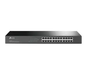 TP-LINK network switch, 24-port, 10/100 Mbps, RJ45, Auto MDI/MDIX, 19