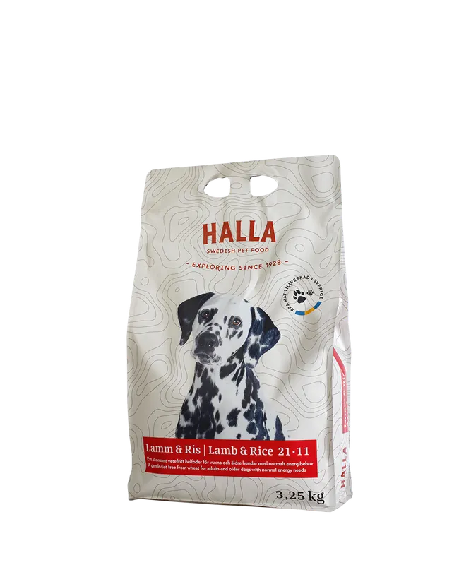 Hundfoder Lamm & Ris - 3,25 kg