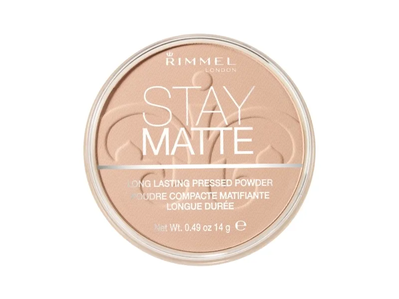 Rimmel London 005 Stay Matte pressat puder 14 g, silkesbeige