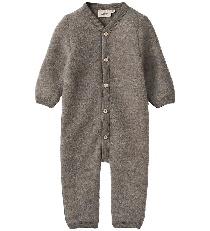 Wheat Overall – Ullfleece – Levi – Brown Melange (#0894)
