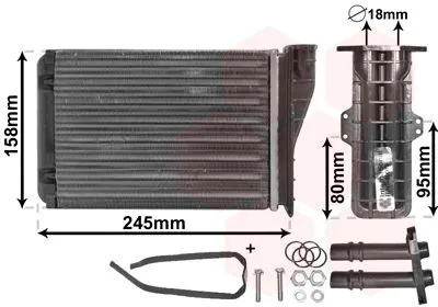 Värmepaket VAN WEZEL 43006249