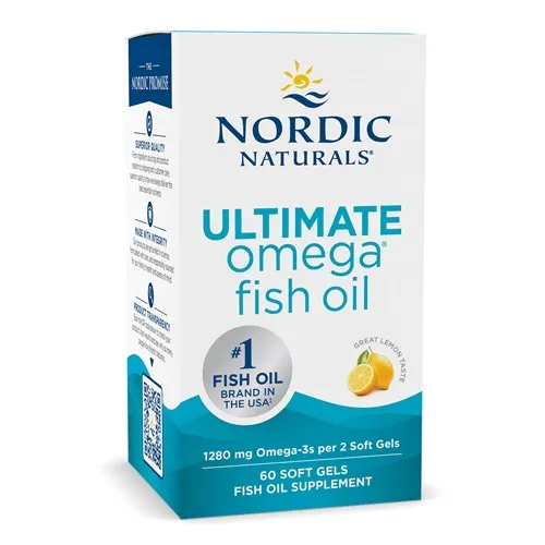 Nordic Naturals - Ultimate Omega, 1280 mg Citron - 60 kapslar