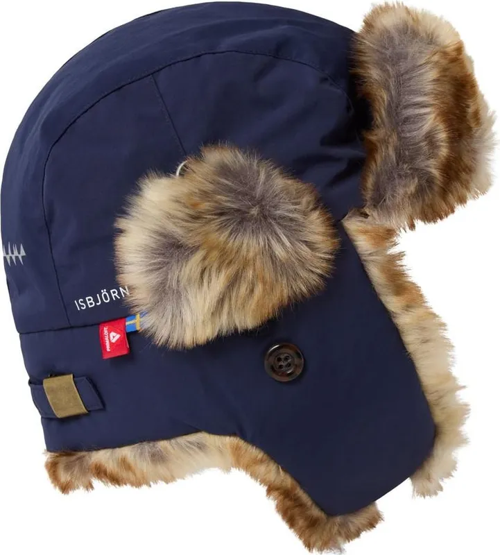 Isbjörn of Sweden Kids’ Squirell Winter Cap Navy (#3707)