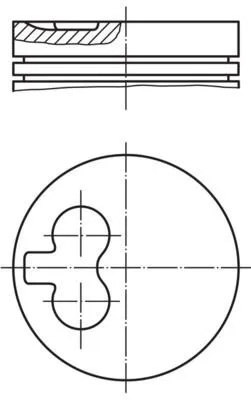 Kolv MAHLE 029 82 12