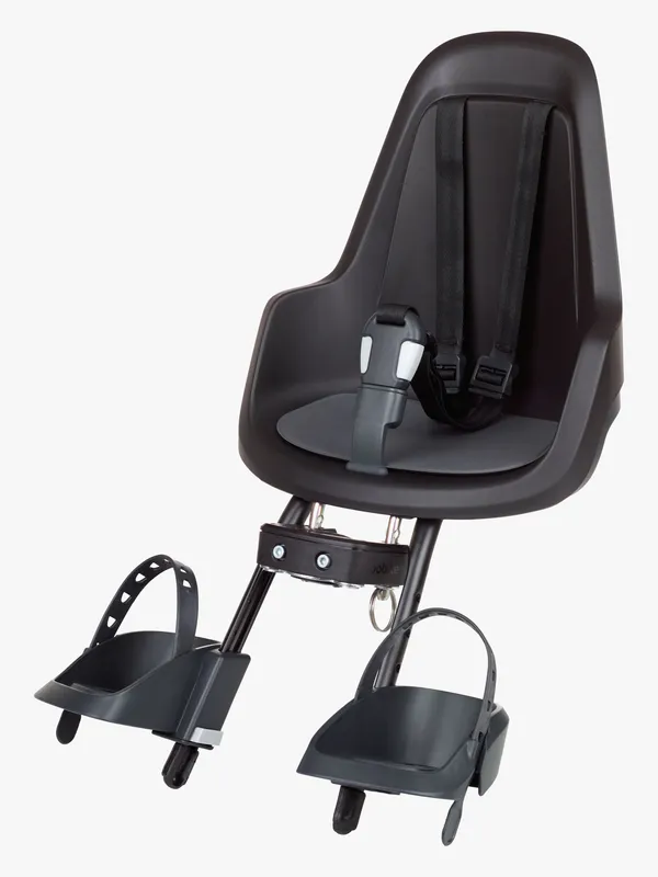 BoBike GO Mini Front Mount Cykelsits, Urban Black