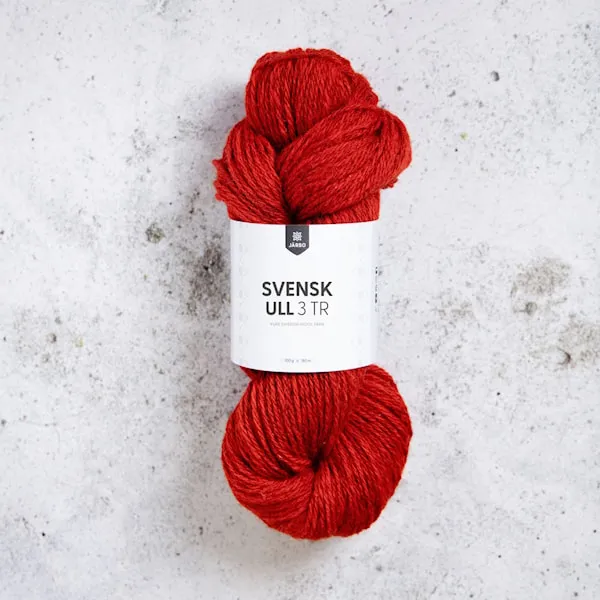 Svensk Ull 3 tr 100 g Dalecarlian Horse (59025) Järbo