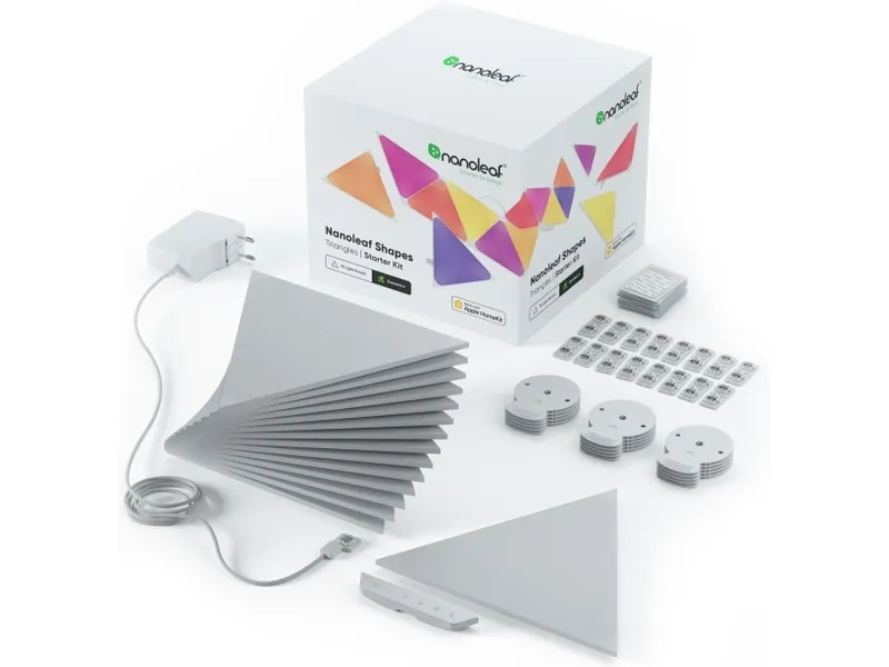 Nanoleaf Shapes - Triangles Starter Kit - 15 Panels