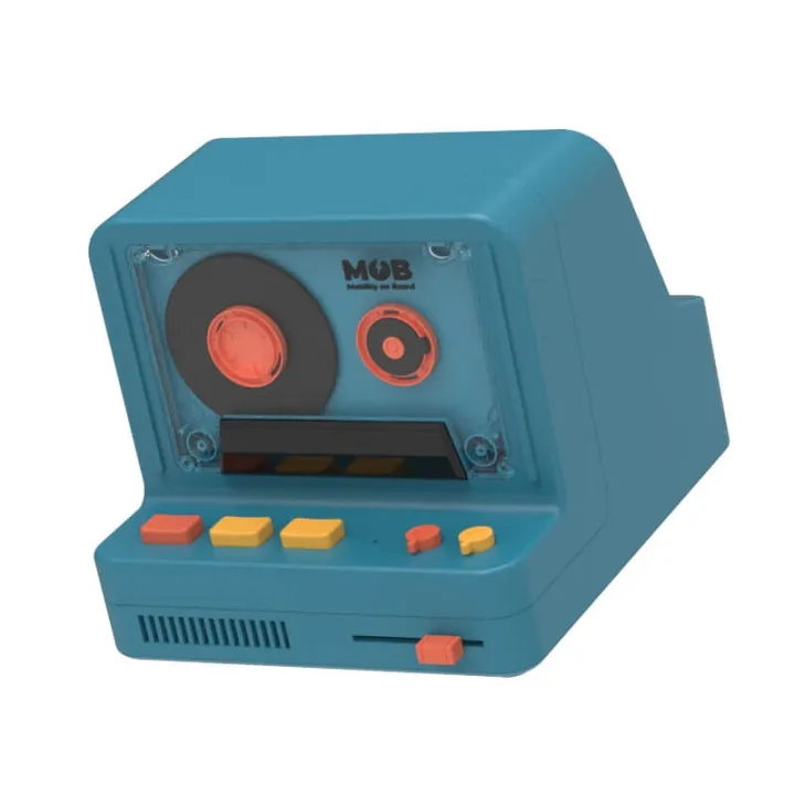 MOB Speaker Retro Camera Blue