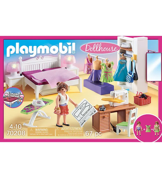 Playmobil Dollhouse 70208, Sovrum, 4 År, AAA, Multifärg, Plast