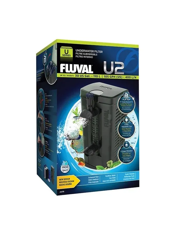 FLUVAL U2 Invändigt filter t/45-110 L.