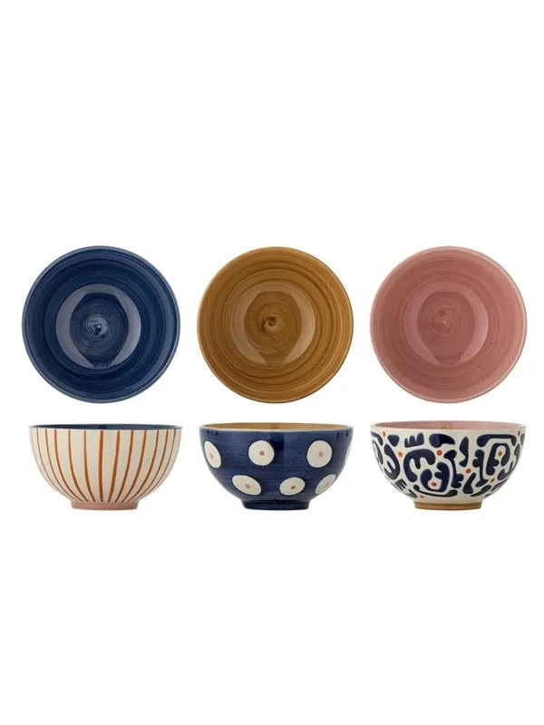 Bloomingville Eviaya skål Multi, 3 delar
