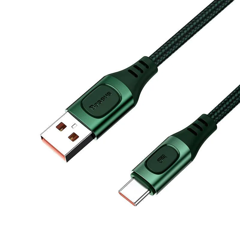 Quick Charge USB-C Kabel 5A 1m – Grön
