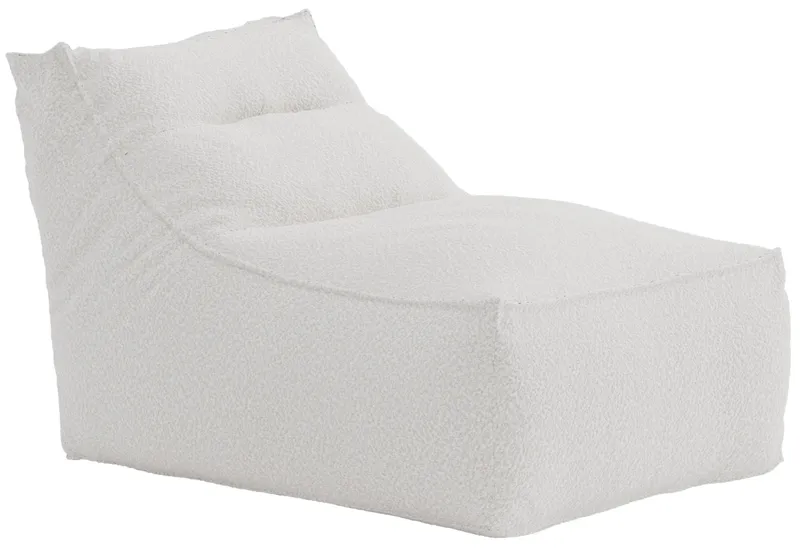 VENTURE HOME Redang utomhusloungestol - vit bouclé olefin och polyester