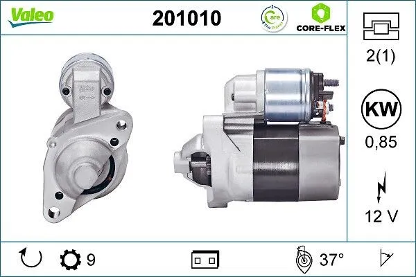 Startmotor VALEO 201010