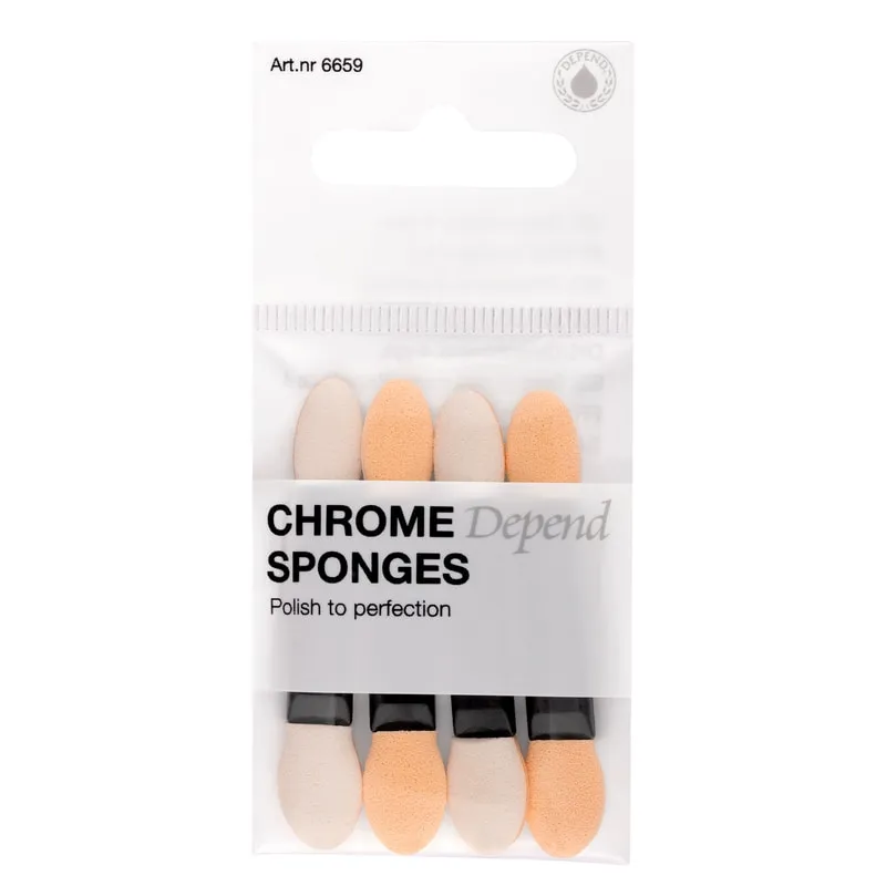 Depend Gel iQ Effects Chrome Sponges 4-pack