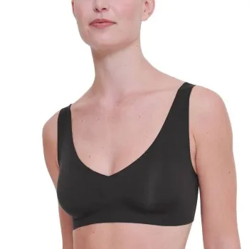 Sloggi BH ZERO Feel 2 0 Bralette Svart X-Large Dam