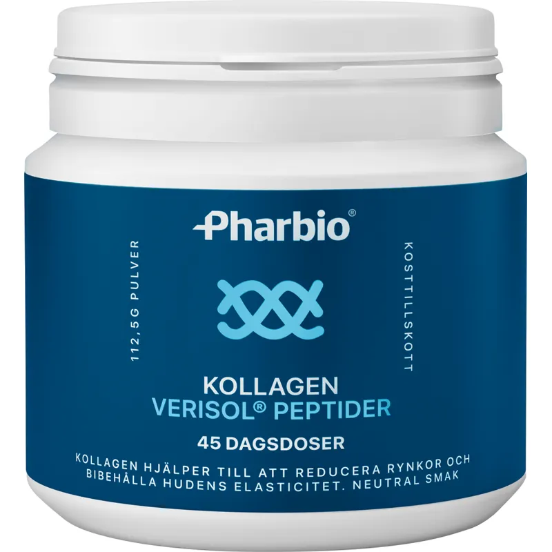 Pharbio Kollagen Verisol Peptider Pulver, Neutral, 112,5 gr
