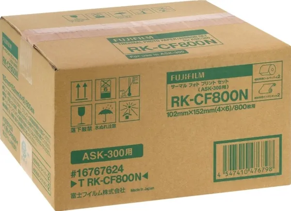 Fujifilm T RK-CF 800 N 2x 400 Sheets 10×15 cm