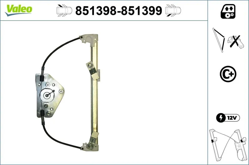 VALEO 851398 Fönsterhiss