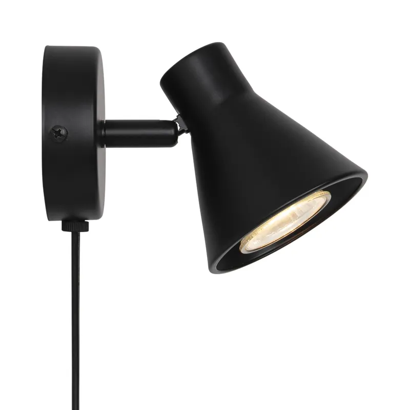 Eik Vägglampa Black - Nordlux - Vardagsrum - Metall