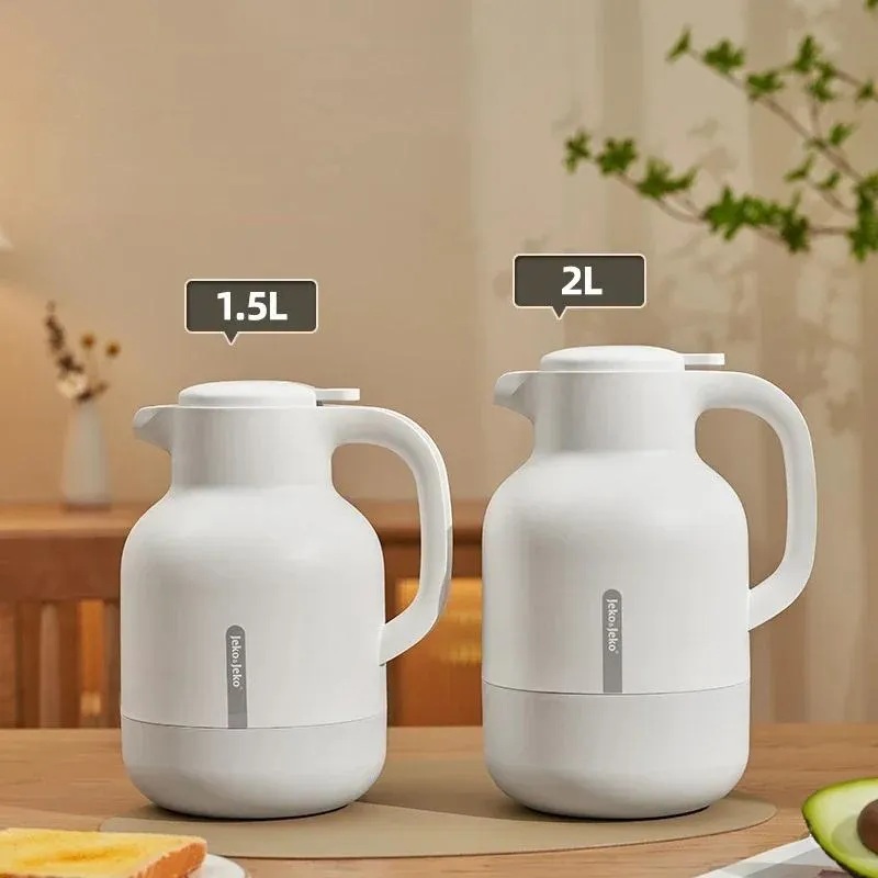 Termos husholdningsglass med stor kapasitet 12-24 timer isolasjon vannkoker kokende vannflaske hjemmeskole termos 1500ml
