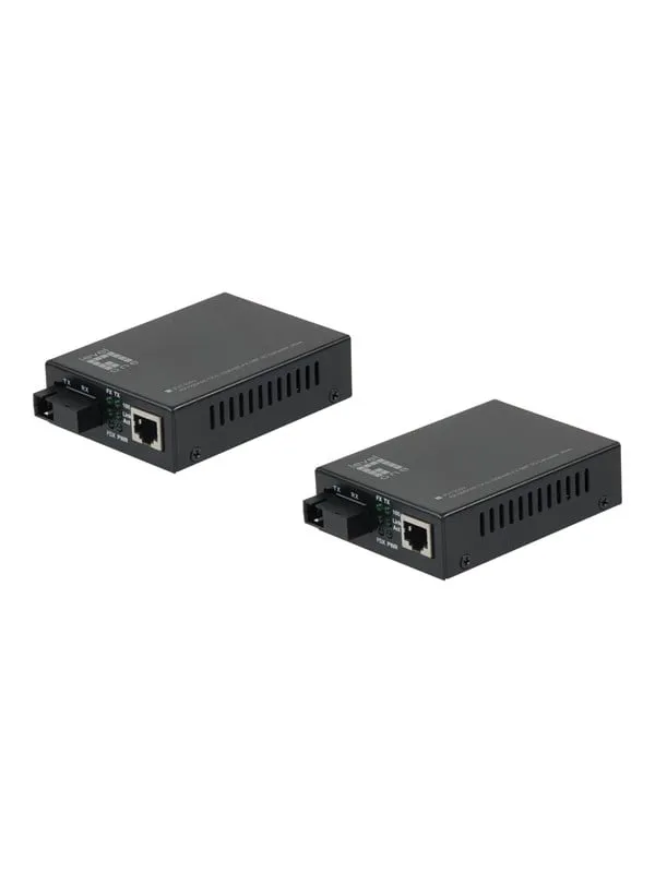 LevelOne FVT-2202 - fibre media converter - 10Mb LAN 100Mb LAN