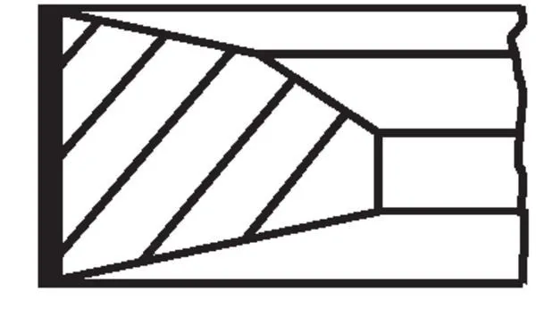 Kolvringsats MAHLE 038 43 N0